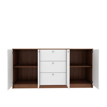 Load image into Gallery viewer, Lilly Chest of Drawer Large - Walnut &amp; Frosty White
