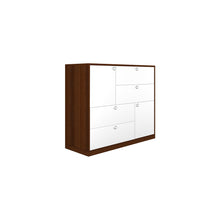 Load image into Gallery viewer, Rozlyn Chest of drawers - Walnut &amp; Frosty White
