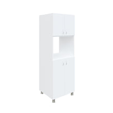 Load image into Gallery viewer, Microwave Tall Unit- Frosty White

