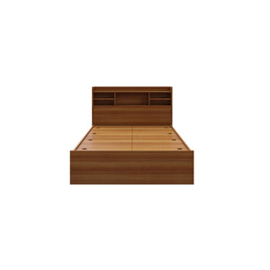 Zencozy Single Large Bed - Walnut