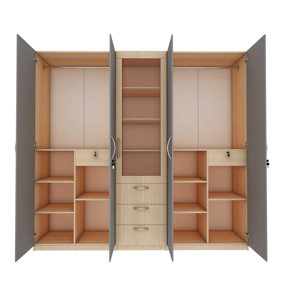 TomeTrove Wardrobe cum Bookcase.