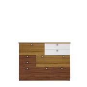 Vanquisher Chest of Drawers - Walnut, Exotic & White