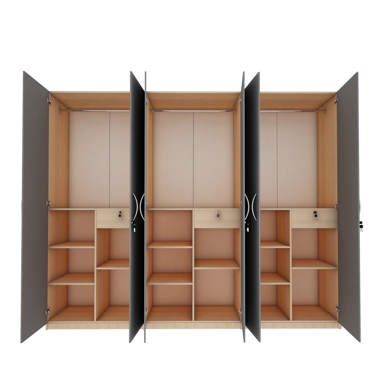 Meadow 6 Door Wardrobe