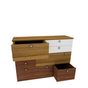 Vanquisher Chest of Drawers - Walnut, Exotic & White