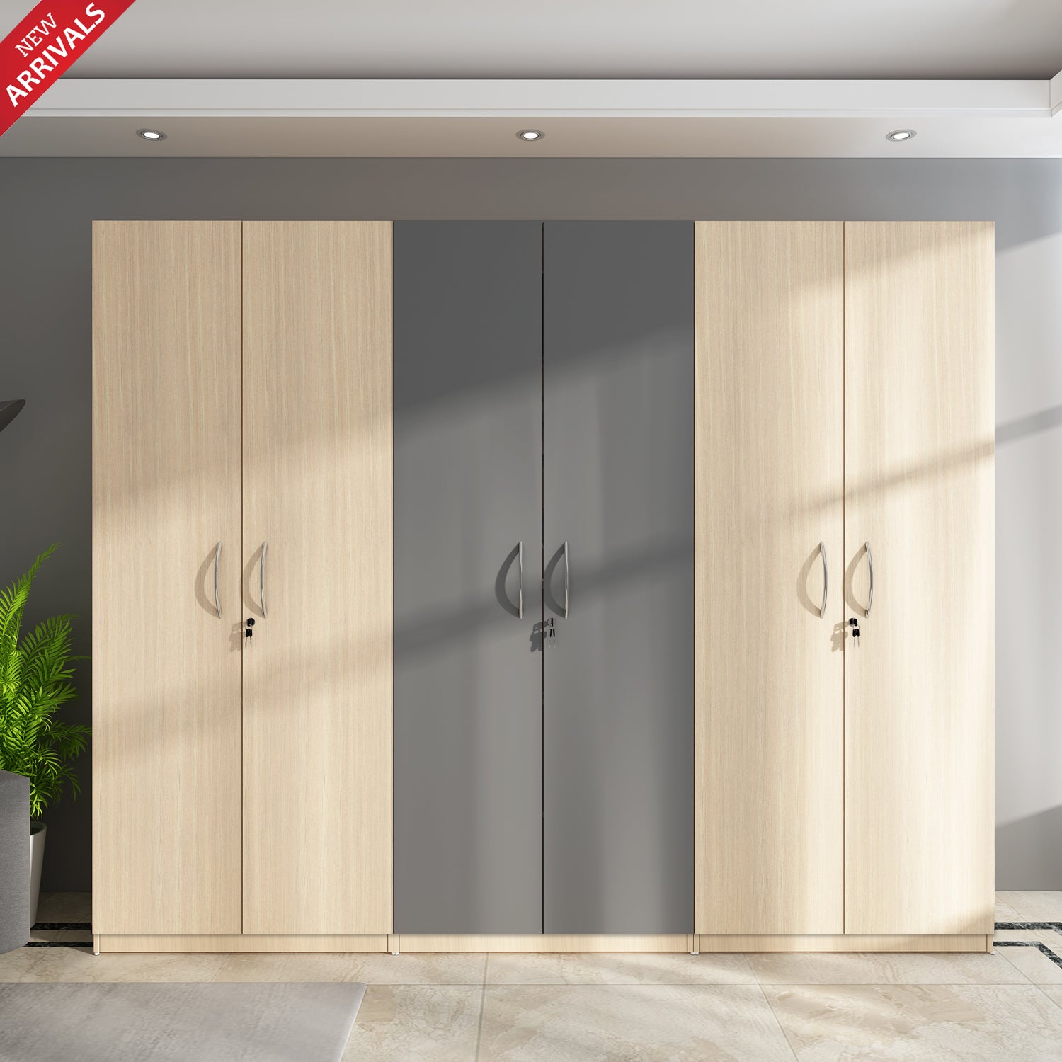 Meadow 6 Door Wardrobe