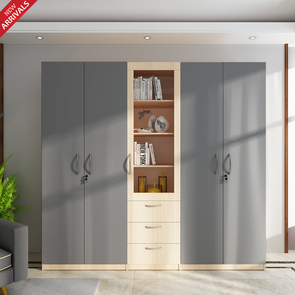 TomeTrove Wardrobe cum Bookcase.