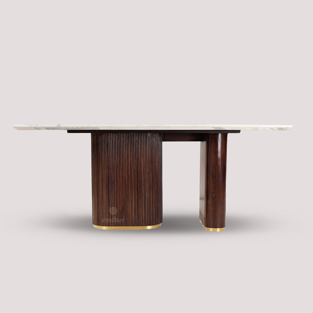 Birch Fluted Dining Table