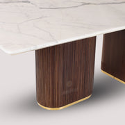 Birch Fluted Dining Table