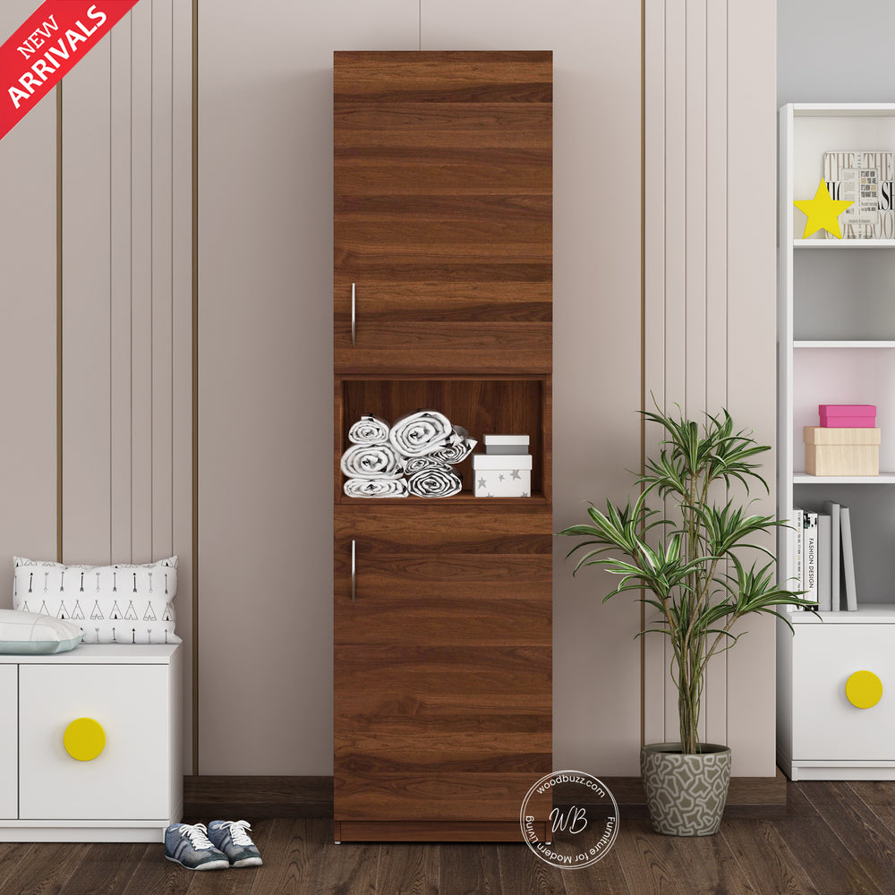 Edwin Two Door wardrobe | Walnut