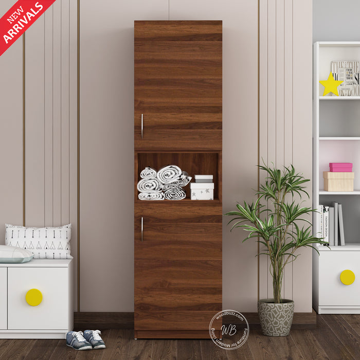 Edwin Two Door wardrobe | Walnut