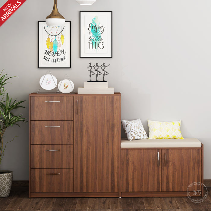 Sittin Shoe Cabinet Large | Walnut