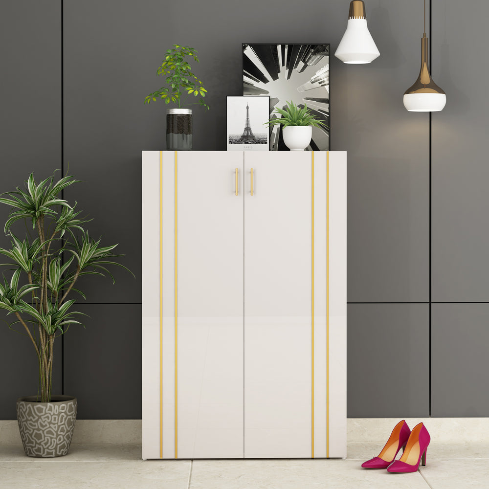 Sole Tall Shoe Rack | HDHMR | CHAMPAGNE