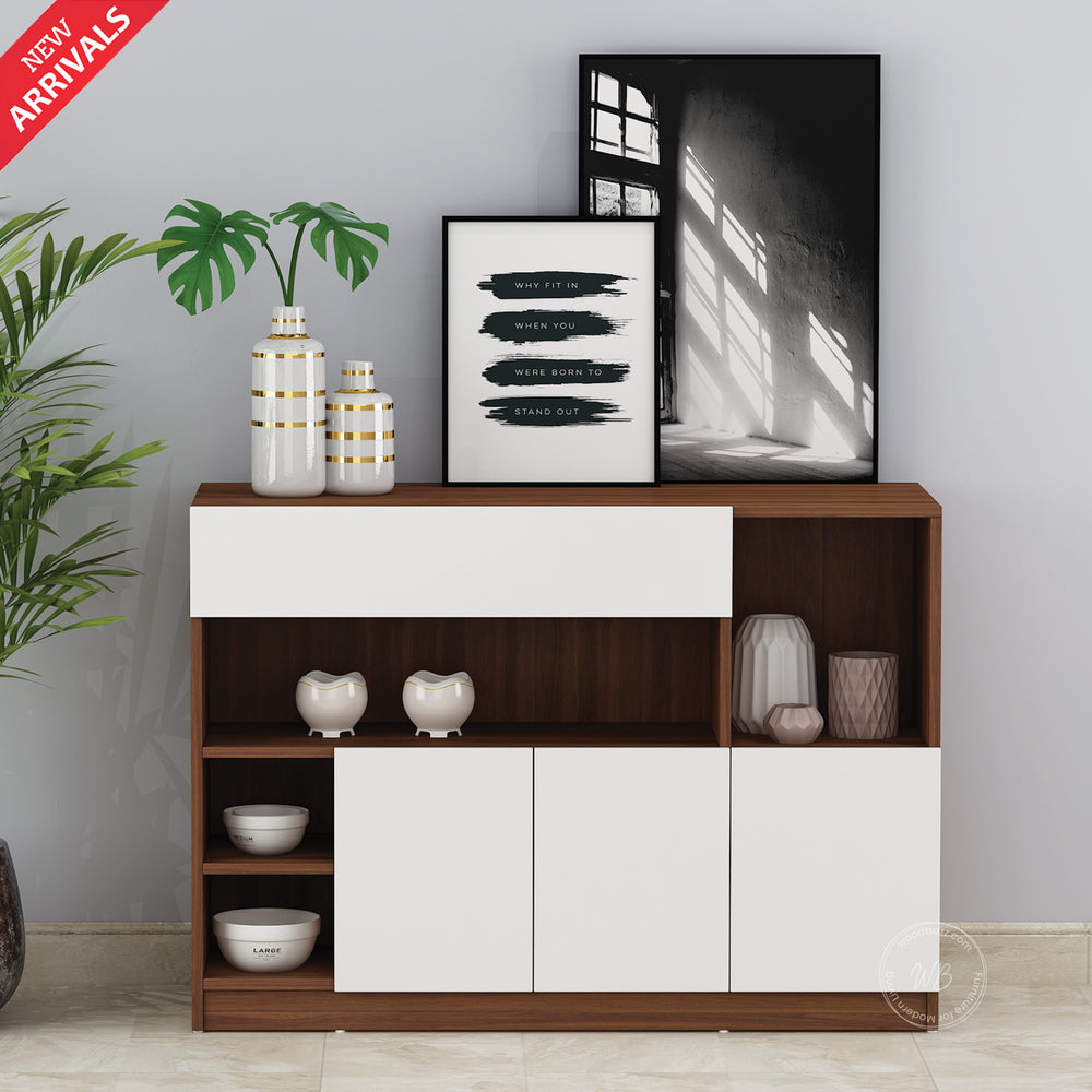 Lisa Side Crockery Unit | Medium | Frosty White