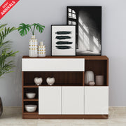 Lisa Side Crockery Unit | Medium | Frosty White