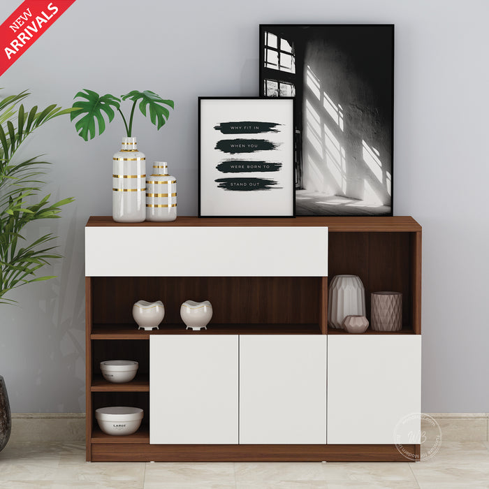 Lisa Side Crockery Unit | Medium | Frosty White