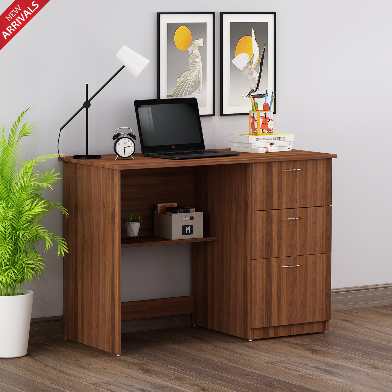 Blake Study/Home office Table - Walnut