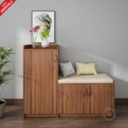 Sittin Shoe Cabinet | Walnut