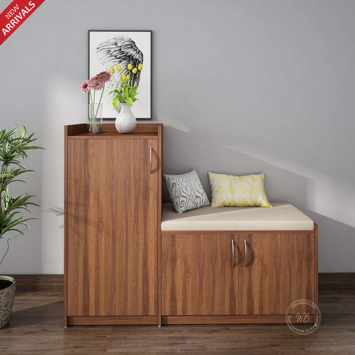 Sittin Shoe Cabinet | Walnut