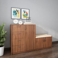Load image into Gallery viewer, Sittin&#39; Shoe Cabinet Large - Walnut
