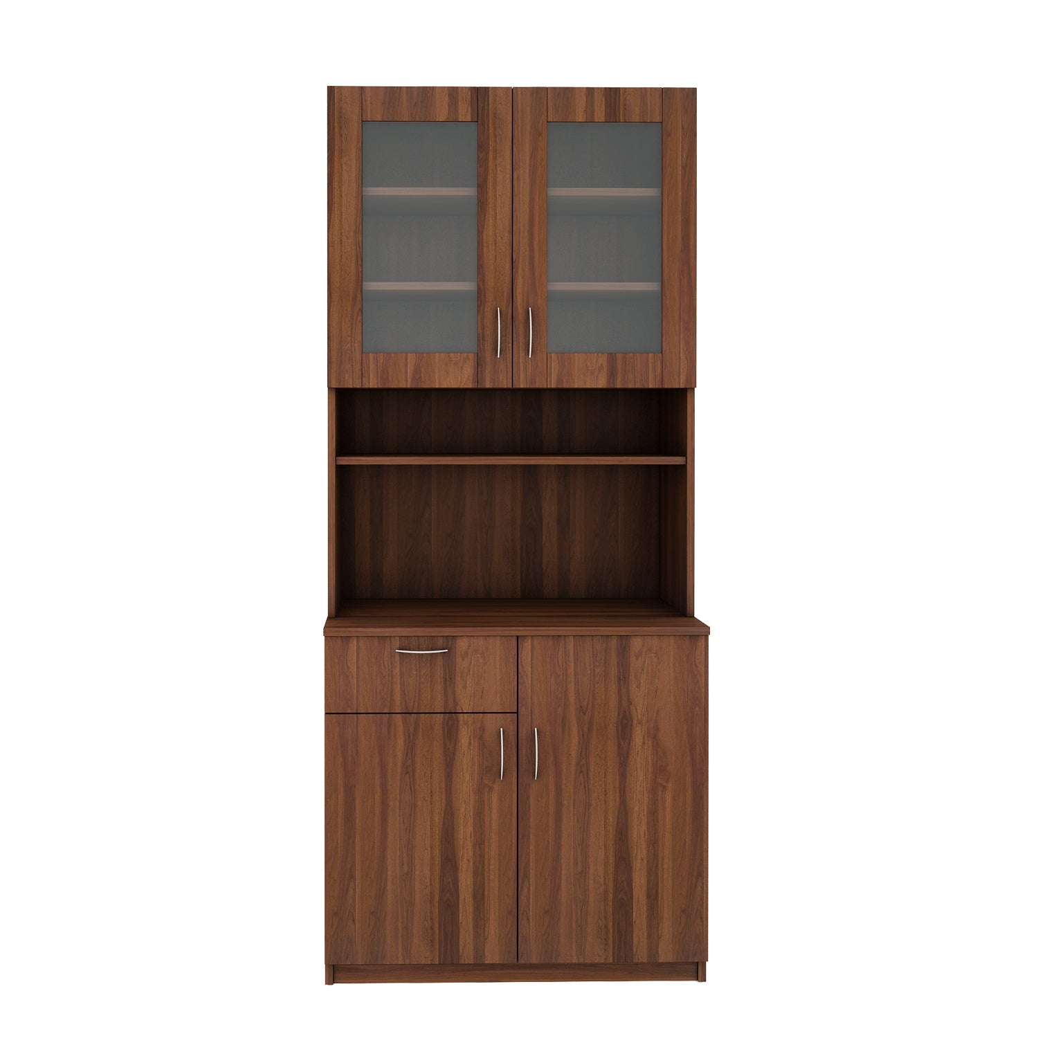 Modish Two Door Crockery Unit | Walnut