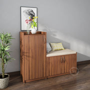 Sittin Shoe Cabinet | Walnut
