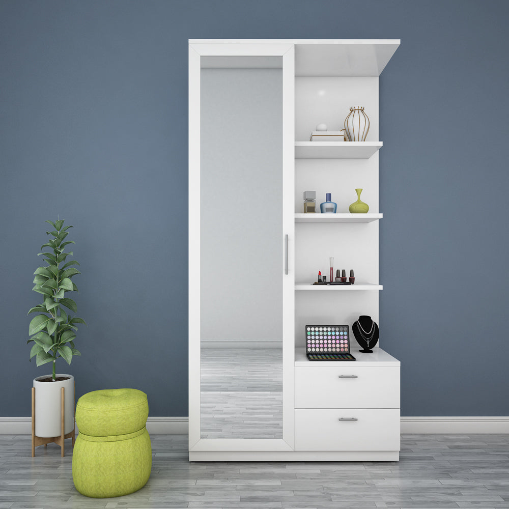 Sapphire Dressing Unit | Without Mirror | Frosty White