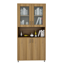 Load image into Gallery viewer, Spotlight Cabinet Display Bookcase - Exotic Teak
