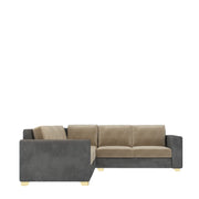 Savvy Sofa | L Shape |  Graphite Grey and Beige