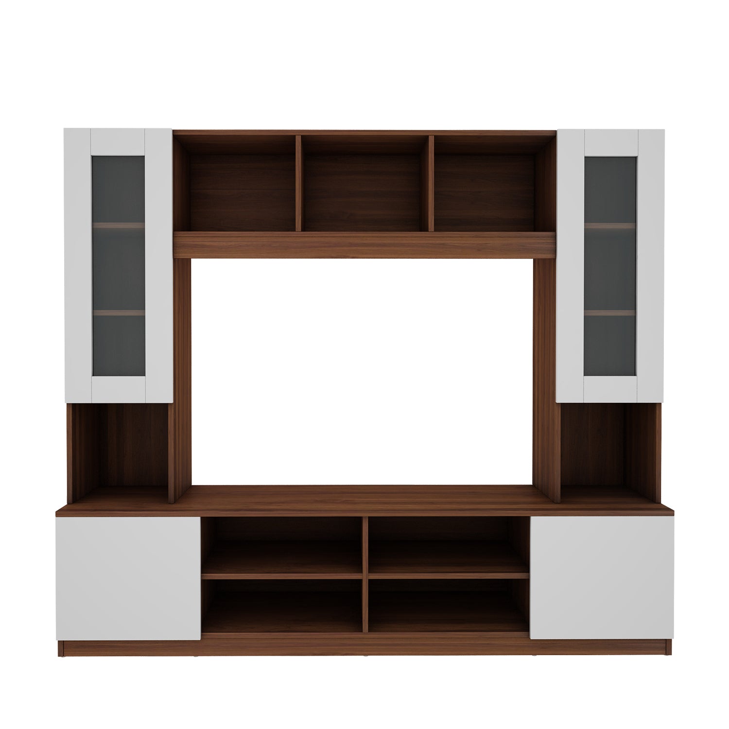 Disney TV Unit | 43 Inch TV | Walnut and Frosty White