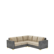 Savvy Sofa | L Shape |  Graphite Grey and Beige