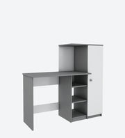 Marvel Home Office Table | Grey and Frosty White