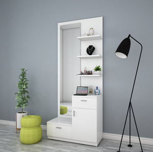 Citrine Dressing Unit | Frosty White | Without Mirror