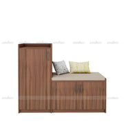Sittin Shoe Cabinet | Walnut