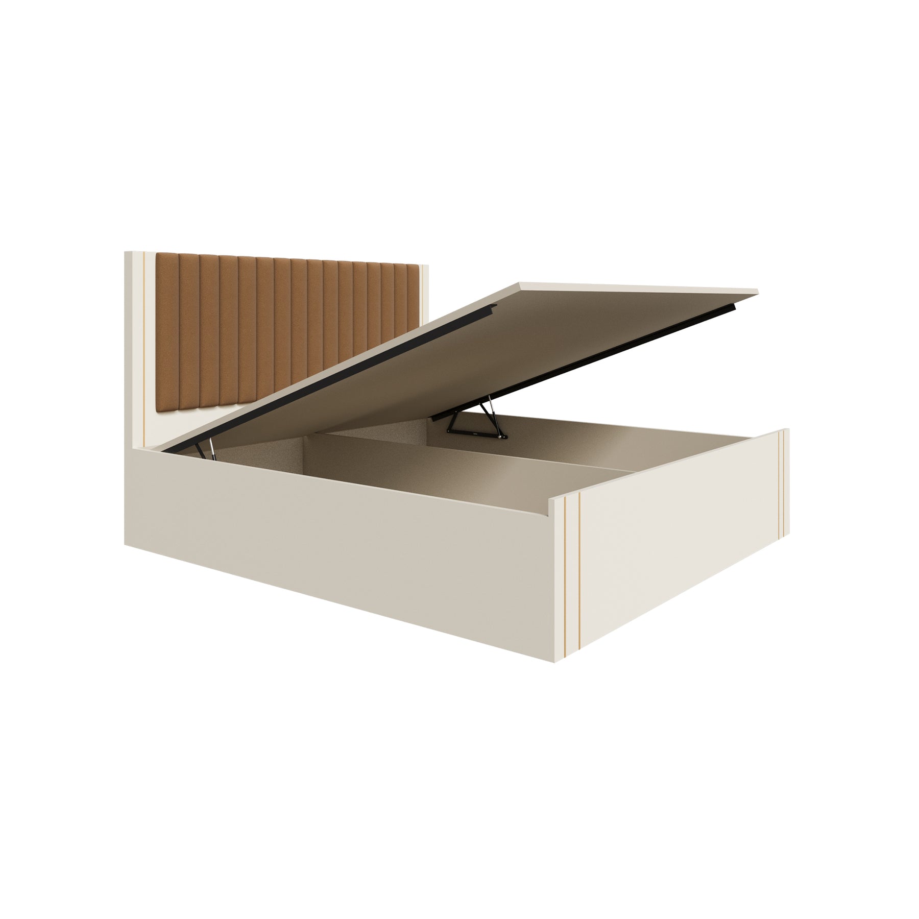 Canna King Size Bed  | HDHMR | Champagne