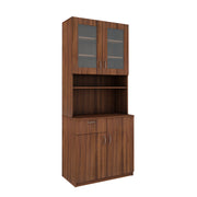 Modish Two Door Crockery Unit | Walnut