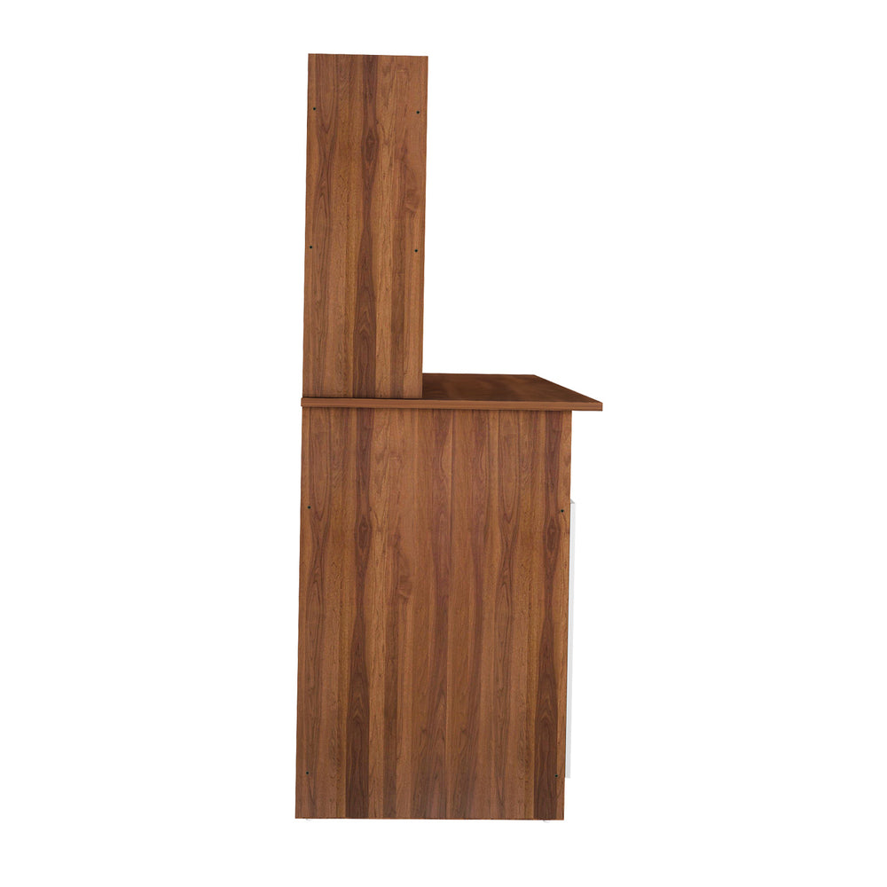 Ocus Study Table | Walnut and Frosty White