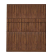 Tyson Crockery Unit | Walnut and Frosty White