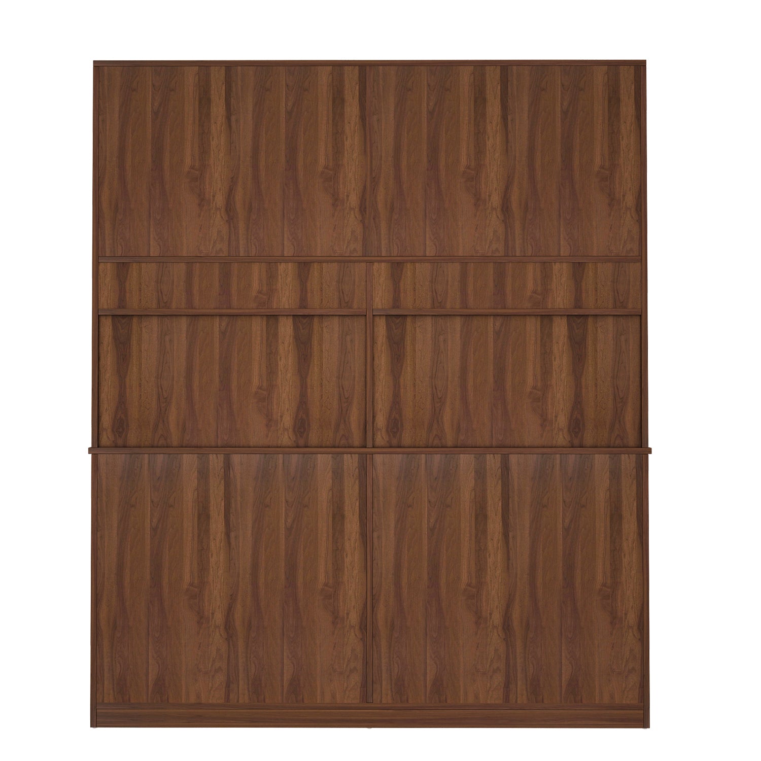 Tyson Crockery Unit | Walnut and Frosty White