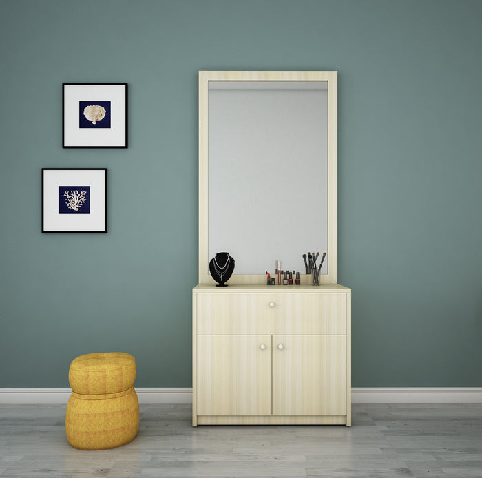 Granite Dressing Unit | Without Mirror | Beige Teak