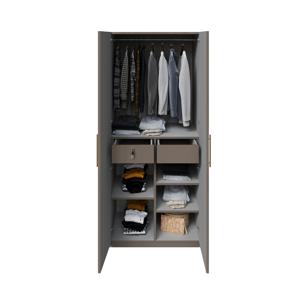 Canna 2 Door Wardrobe | HDHMR | Autumn Leaf