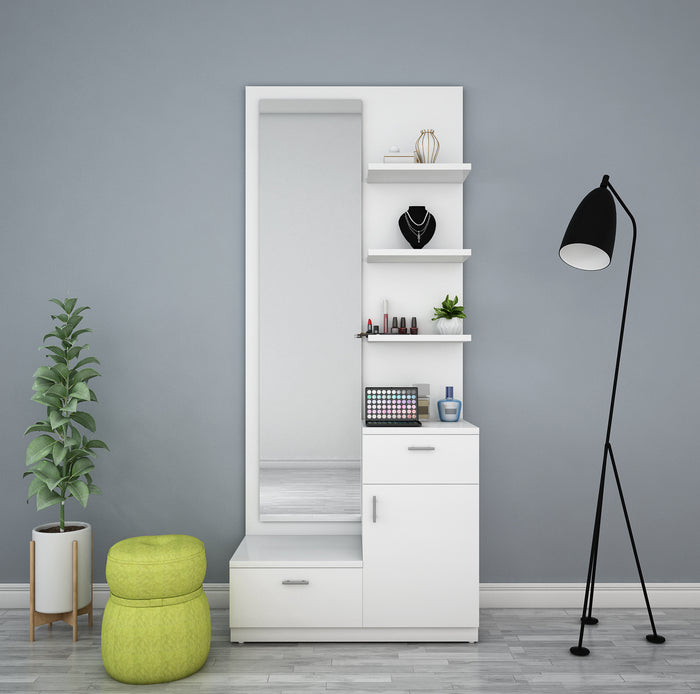 Citrine Dressing Unit | Frosty White | Without Mirror | Frosty White