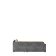 Savvy Sofa | L Shape |  Graphite Grey and Beige