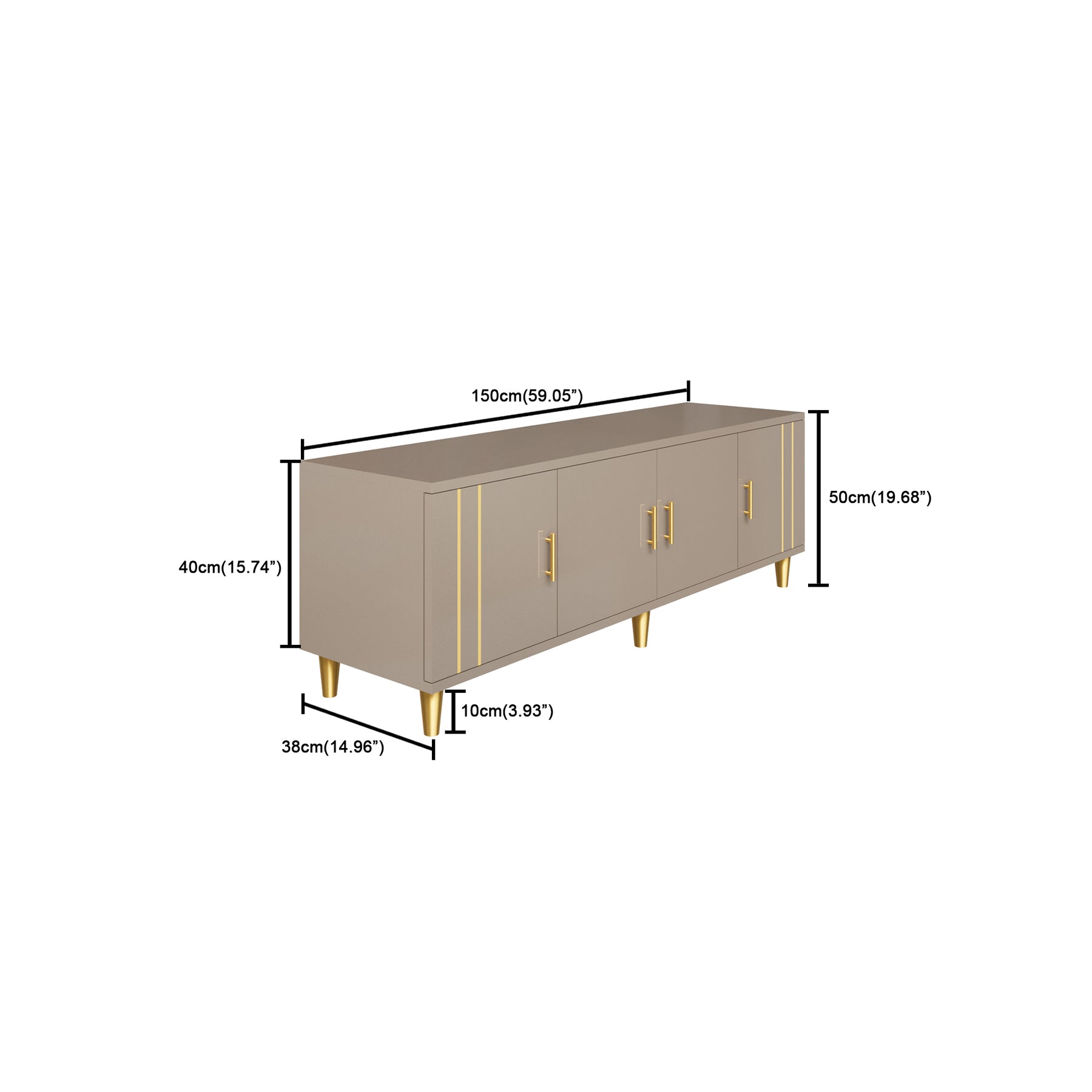 Canna TV Unit | HDHMR | 55 Inches | Autumn Leaf