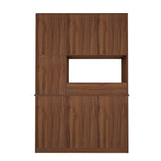 Erica Side Crockery Unit | Walnut and Frosty White