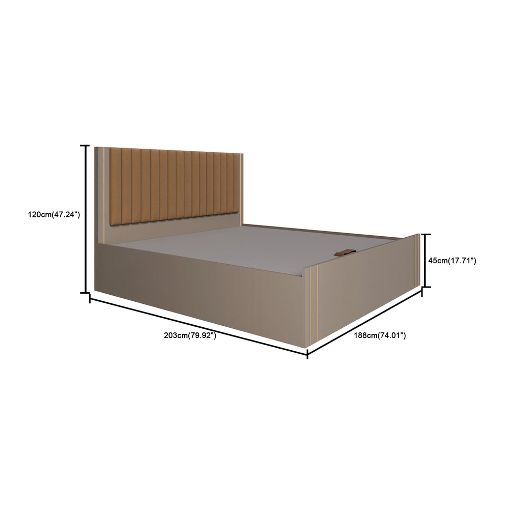 Canna King Size Bed | HDHMR | Autumn Leaf