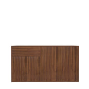Alex Crockery Unit |  Walnut and Frosty White