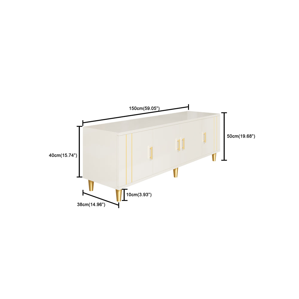Canna TV Unit | HDHMR | Champagne | 55 Inches