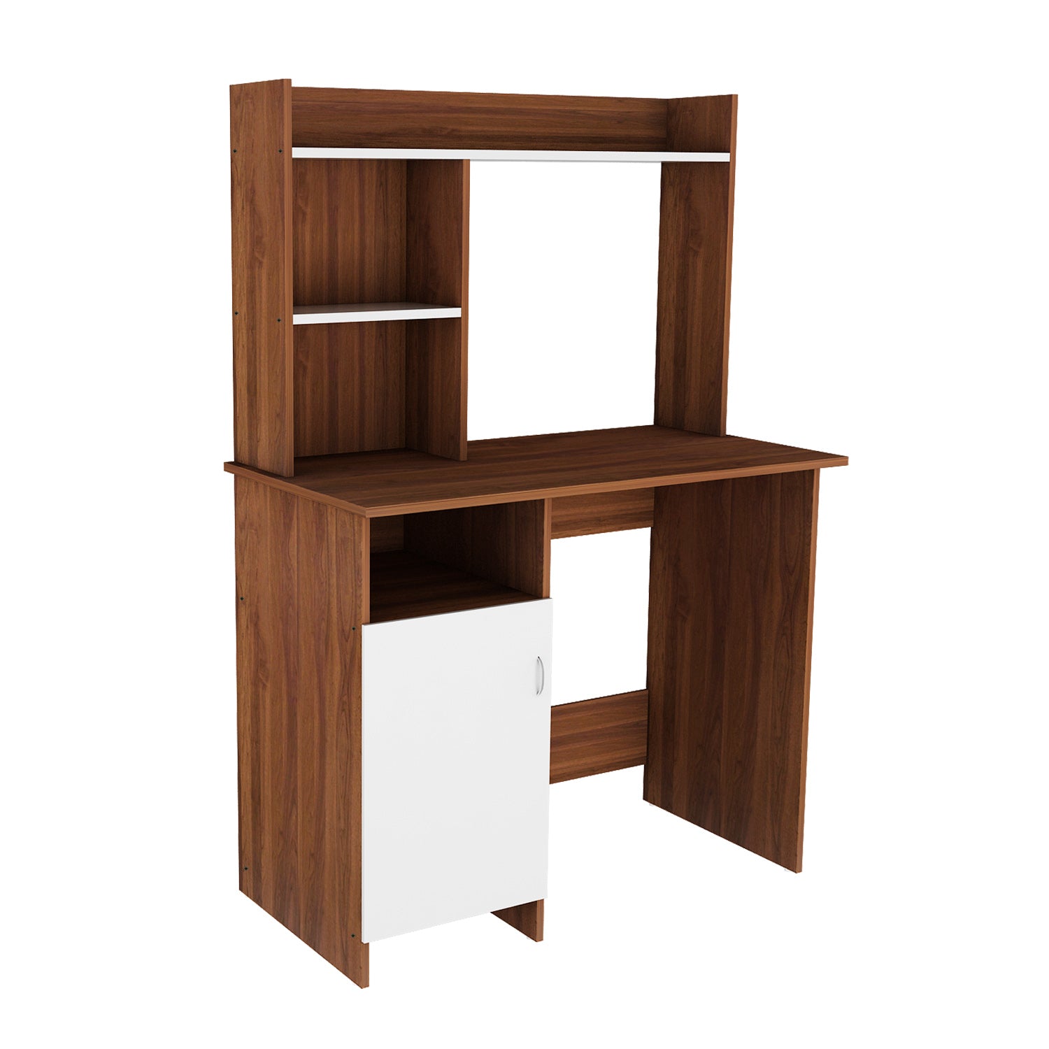 Ocus Study Table | Walnut and Frosty White