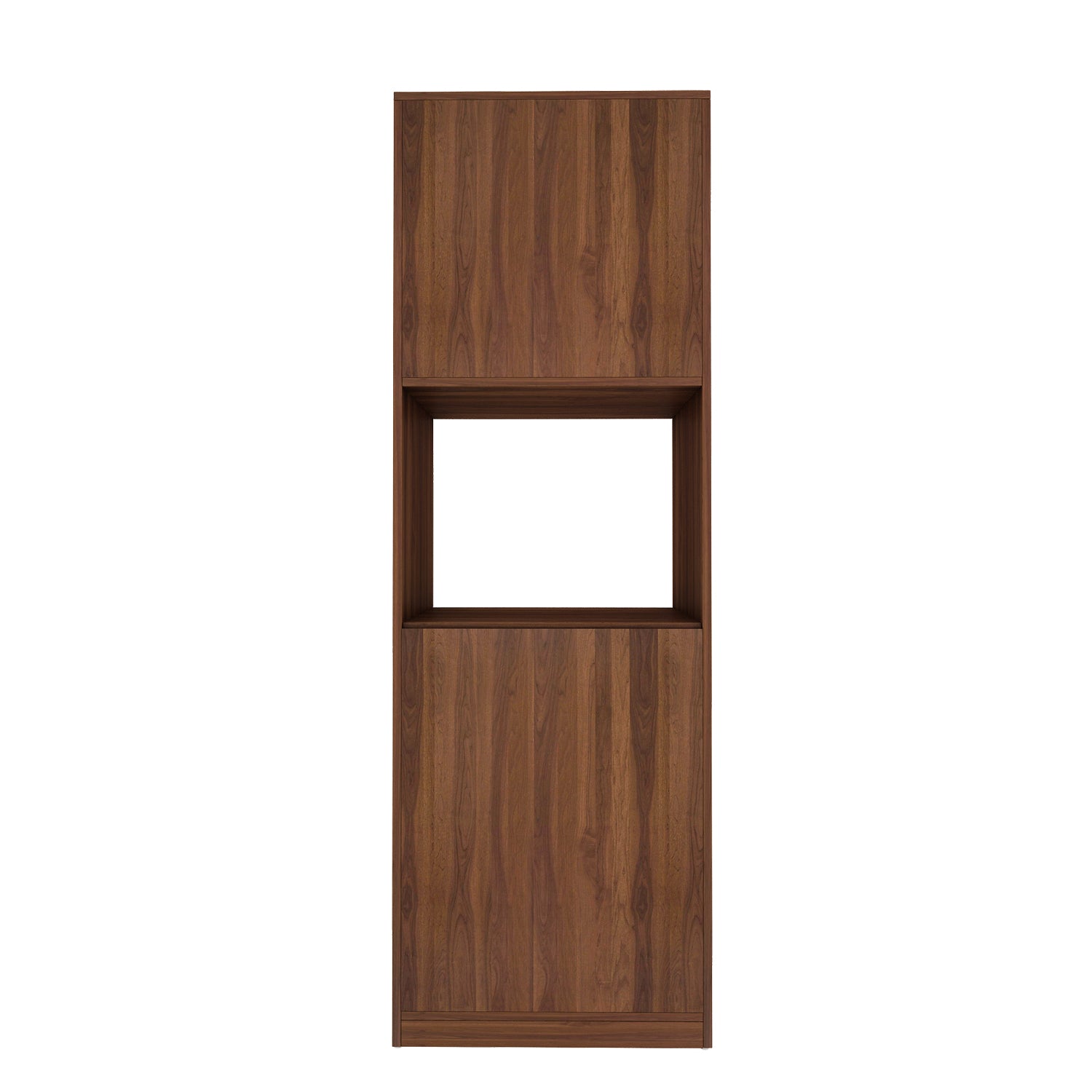 Ambra Crockery Unit | Walnut and Frosty White