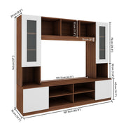 Disney TV Unit | 43 Inch TV | Walnut and Frosty White